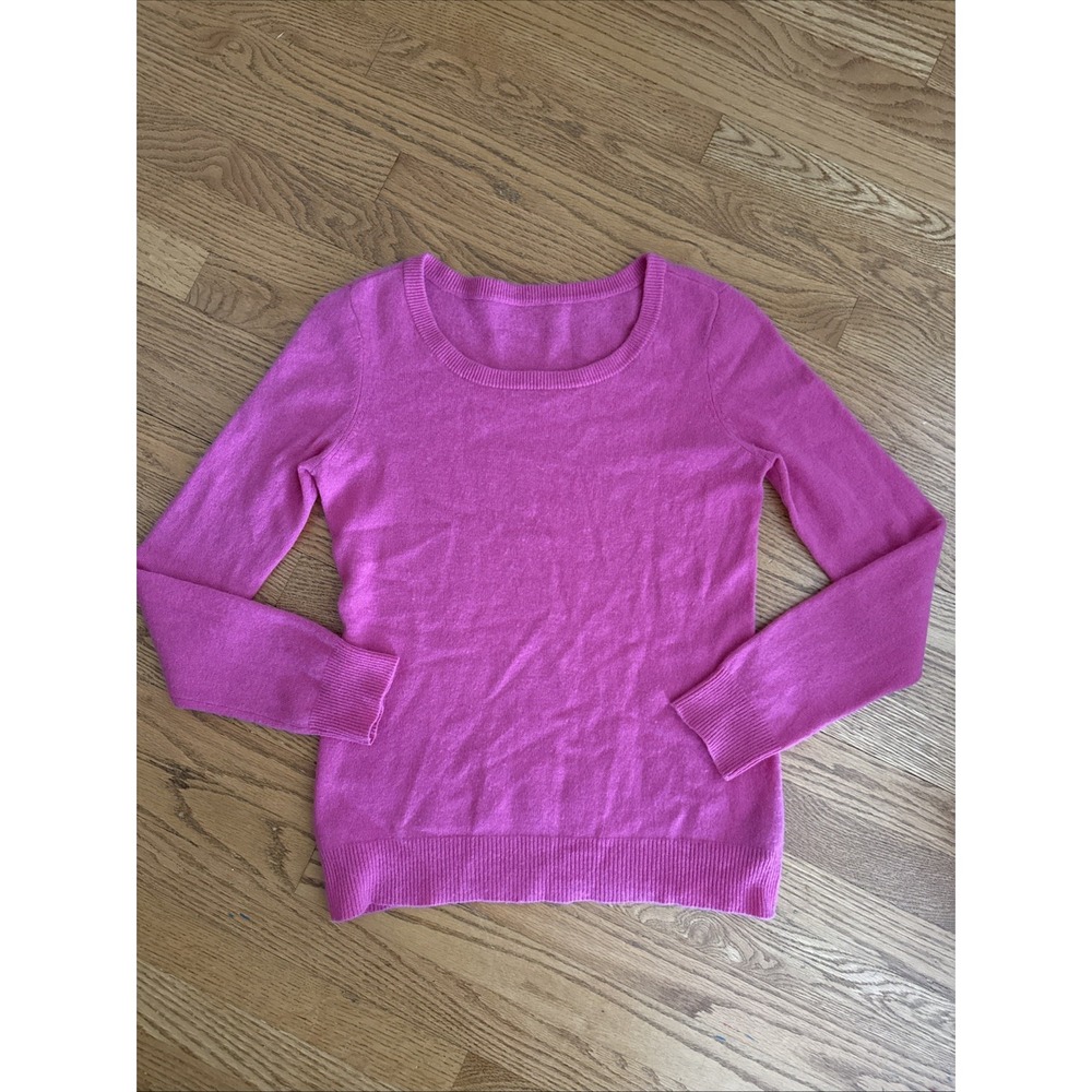 Vintage Worthington Pink 100% Cashmere Sweater Small